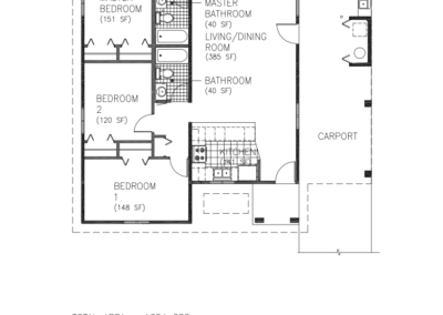 3 bedroom plan